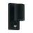 Eglo Applique Murale Riga 5 Acier Noir 2W 250lm - 830 Blanc Chaud | IP44 - Détecteur De Mouvement